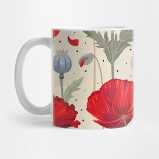 Bright poppies field Mug